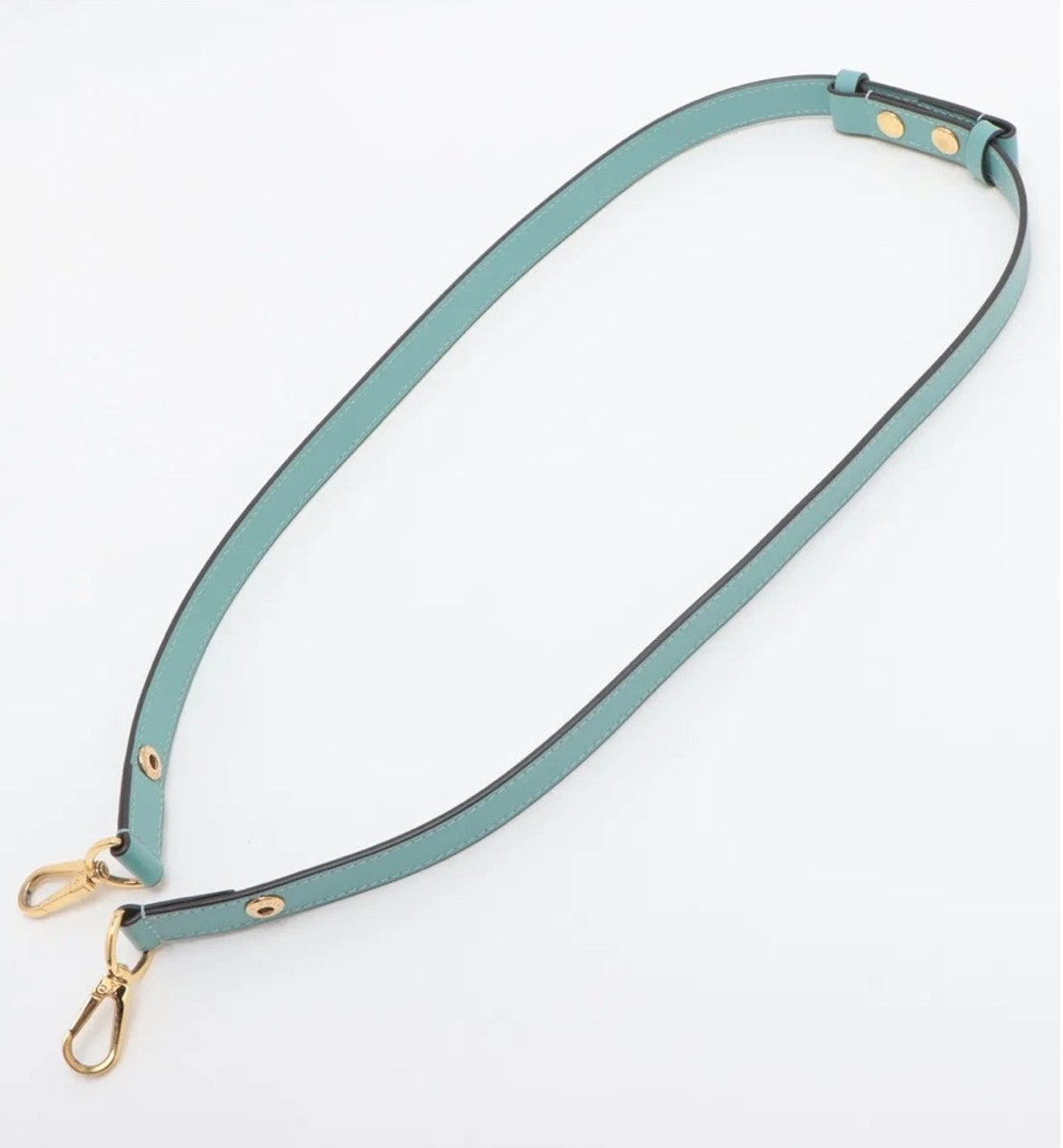Louis Vuitton Teal Leather Mini Dauphine Shoulder Bag