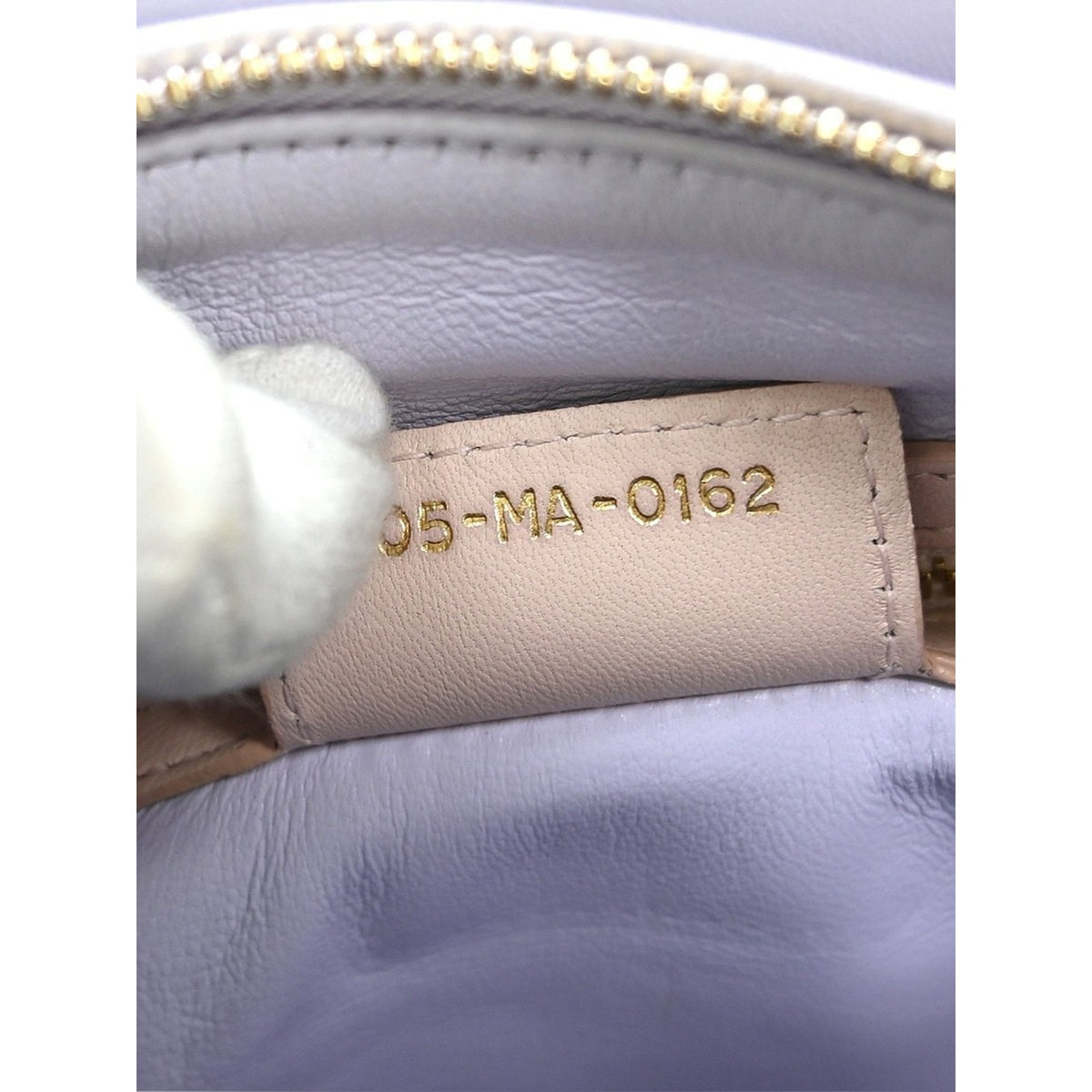 Christian Dior Leather Tricolor Medium Cannage Quilted Lady Dior Handbag