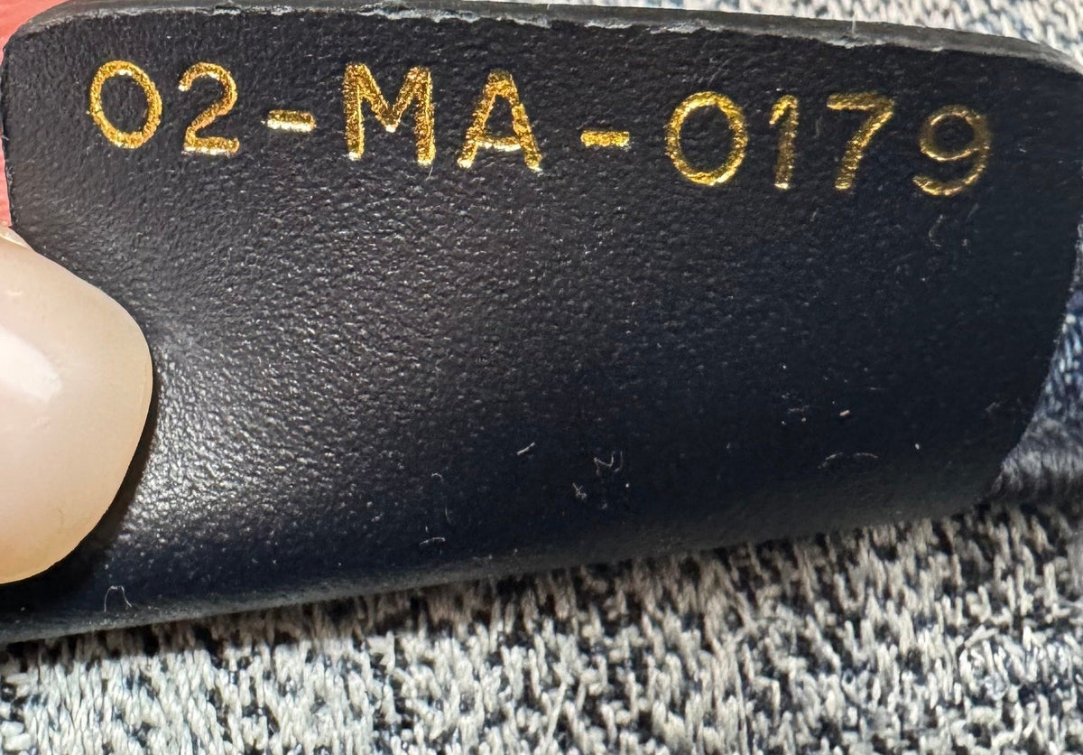 Christian Dior Denim Blue Oblique Embroidered Saddle Bag