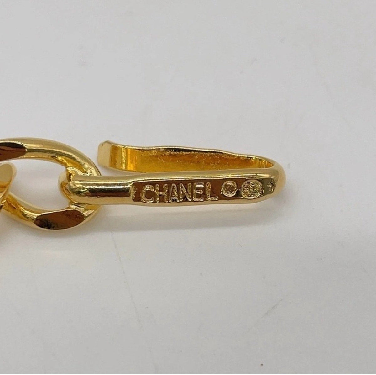 Chanel Gold-Plated Vintage CC Medallion Chain Belt