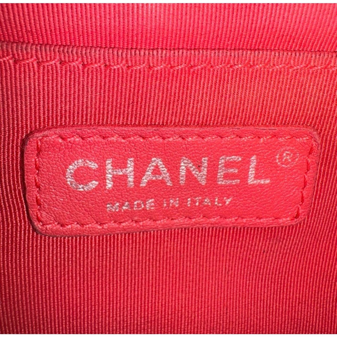 Chanel Red Quilted Lambskin Leather Urban Spirit Backpack Small