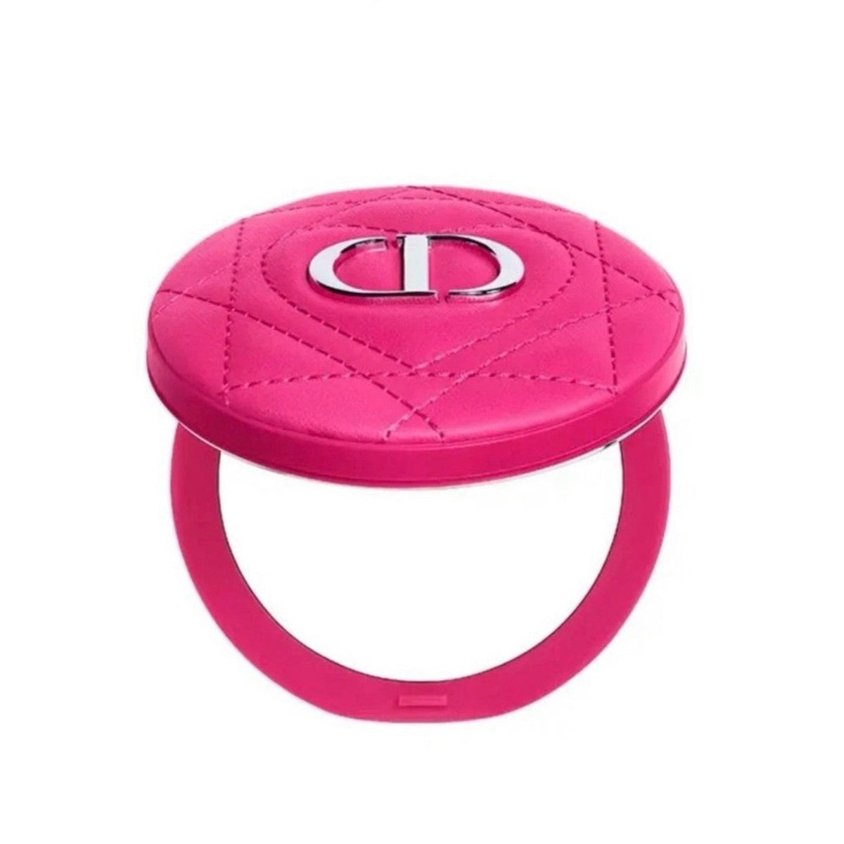 Dior Beauty Hot Pink Double-Sided Compact Mirror with Box
