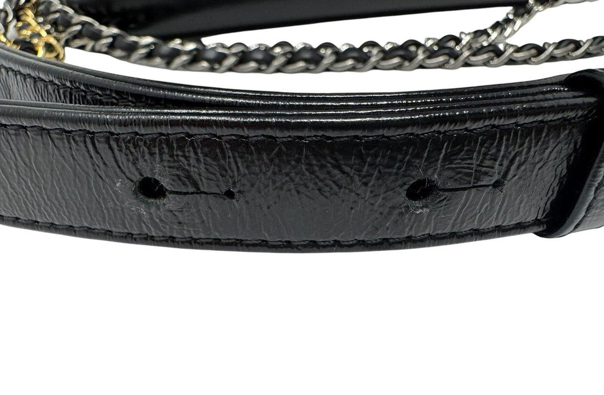 Chanel Small Black Quilted Leather Gabrielle Hobo Bag