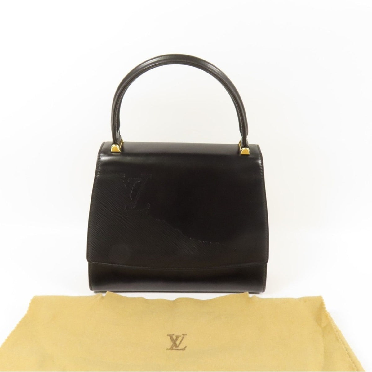 Louis Vuitton Black Leather Opera Line Athens Bag