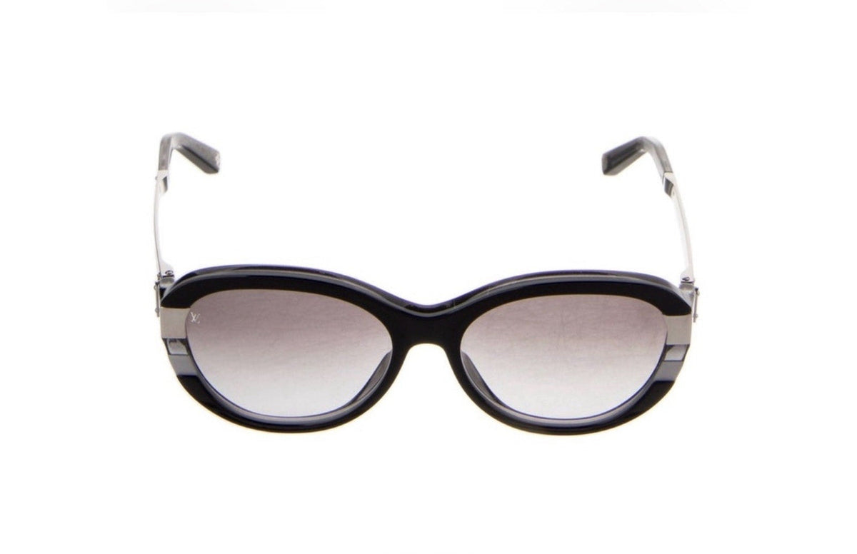 Louis Vuitton Black Acetate Petit Soupcon Cat Eye Sunglasses Z0489W