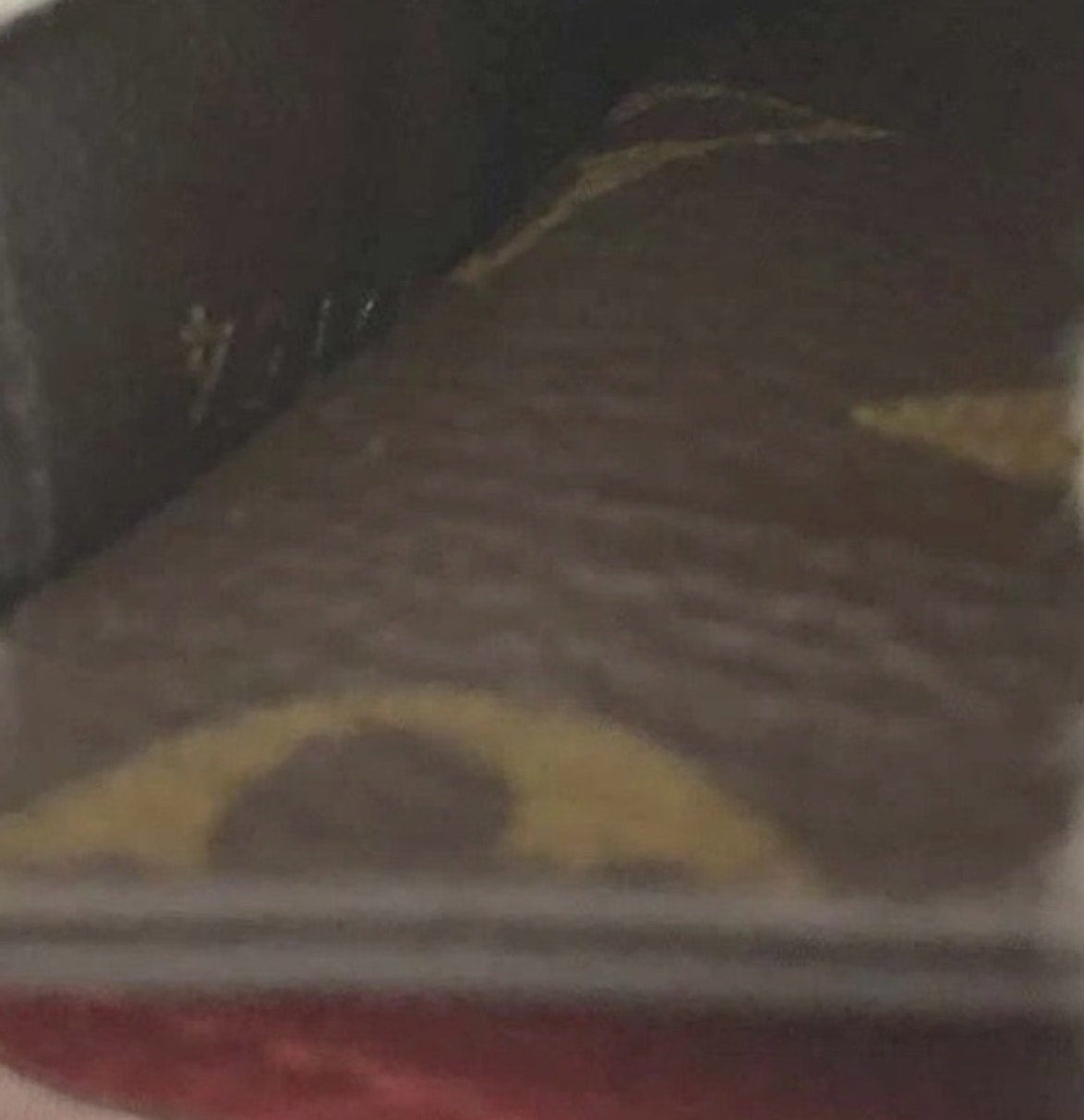 Louis Vuitton Monogram Pallas Wallet Red