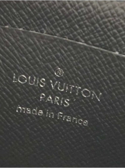 Louis Vuitton Monogram Eclipse Zip Around Coin Pouch Card Holder