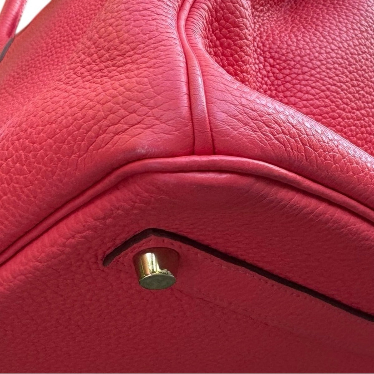 Hermes Birkin 35 Handbag Clemence Leather GHW Rose Jaipur