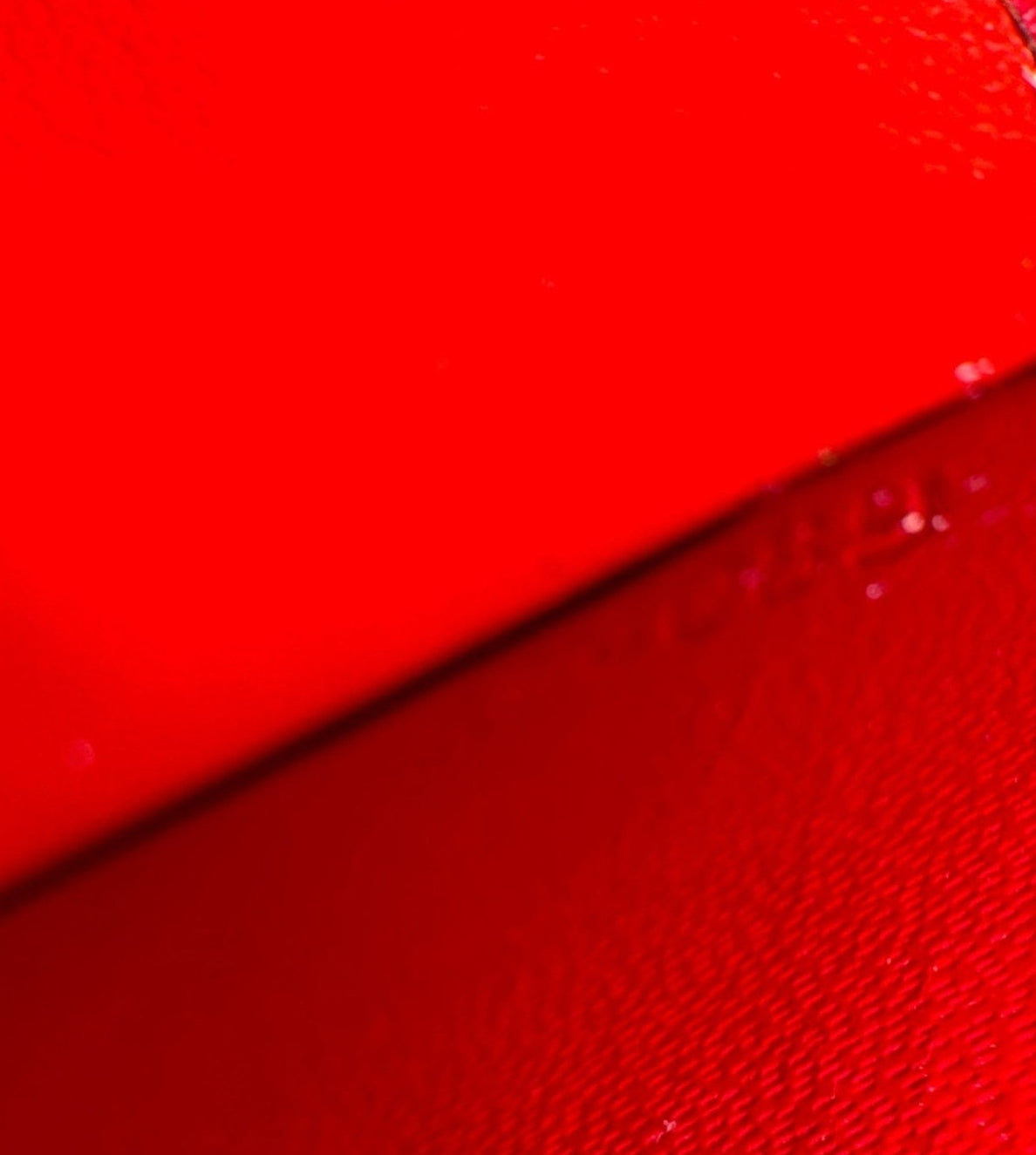 Louis Vuitton Red Vernis Sarah Noeud Wallet