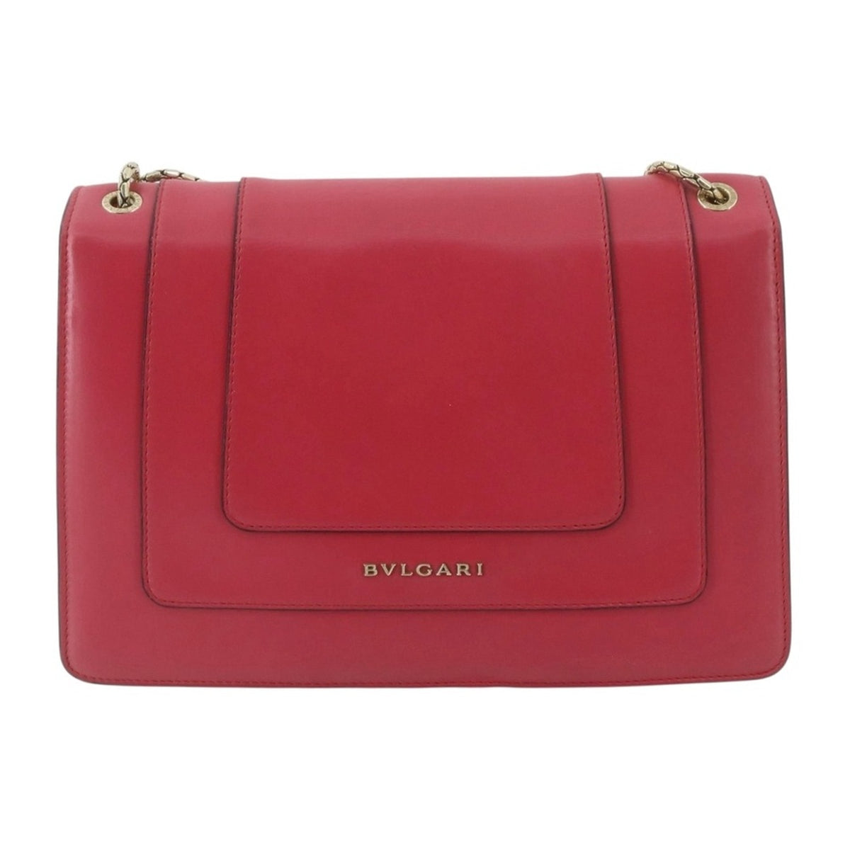 Bvlgari Pink Fuchsia Leather Serpenti Forever Shoulder Bag