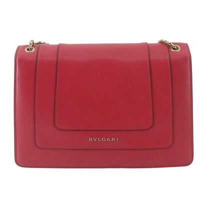 Bvlgari Pink Fuchsia Leather Serpenti Forever Shoulder Bag