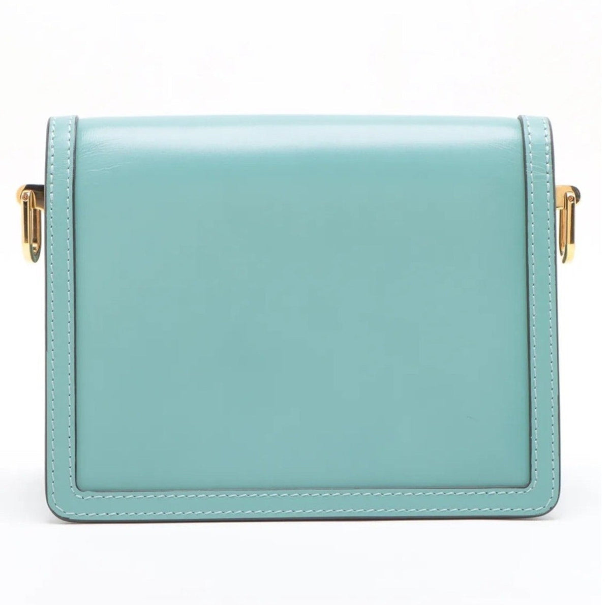 Louis Vuitton Teal Leather Mini Dauphine Shoulder Bag