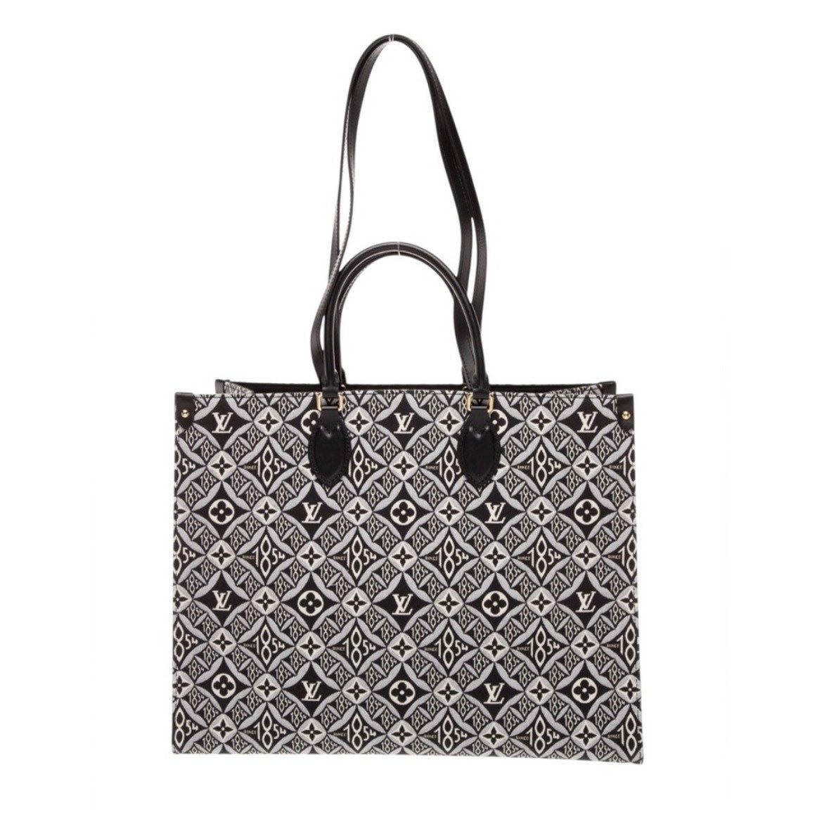 Louis Vuitton Black 1854 Monogram Jacquard OnTheGo Tote GM