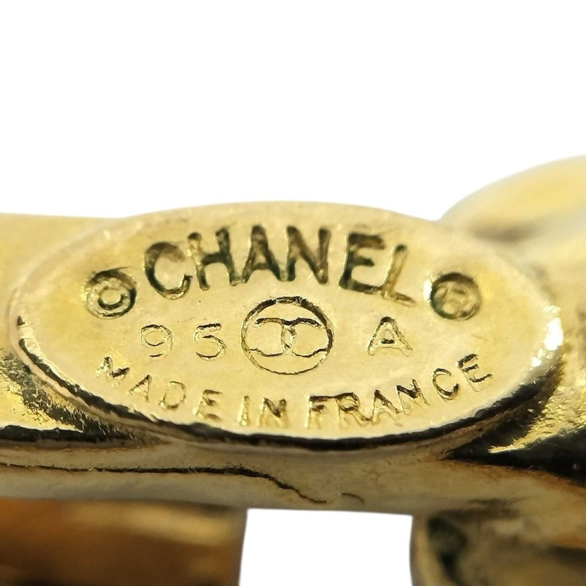 Chanel Gold-Plated Coco Mark CC Filigree Pendant Necklace