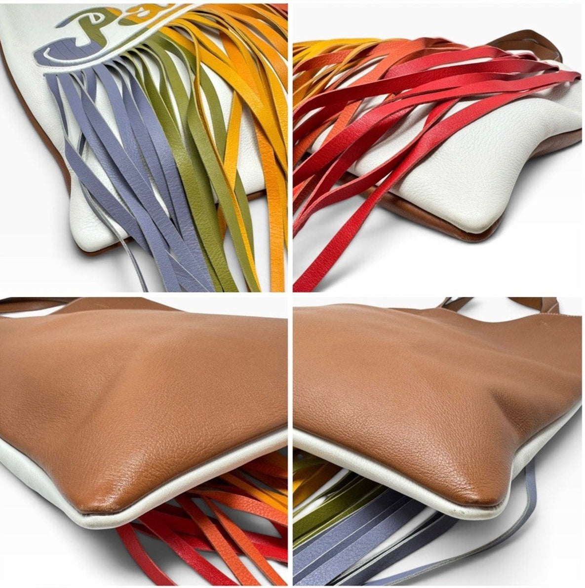Loewe x Paula’s Ibiza Multicolor Fringe Tote