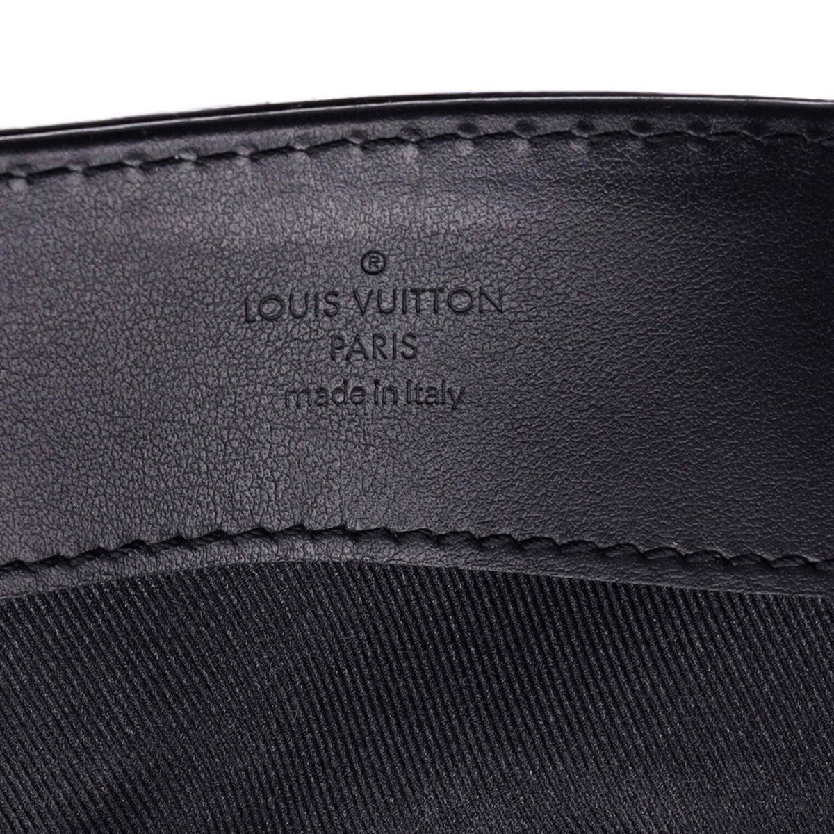 Louis Vuitton Black Monogram Taurillon Leather Sac Plat NV Bag