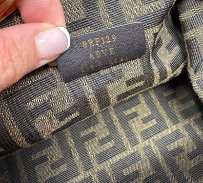 Fendi Light Brown Leather Fendi First Bag - Small