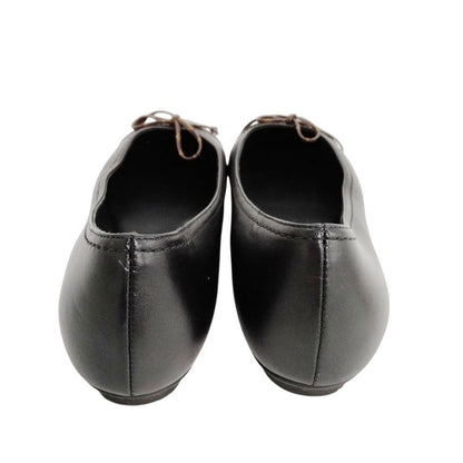 Louis Vuitton Popi Line Monogram and Black Leather Ballet Shoes - Size 36