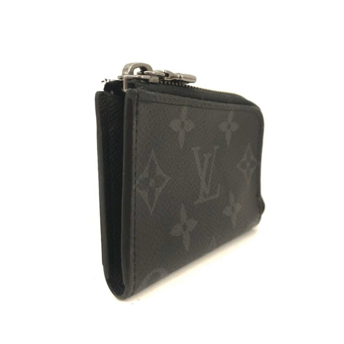 Louis Vuitton Monogram Eclipse Zip Around Coin Pouch Card Holder