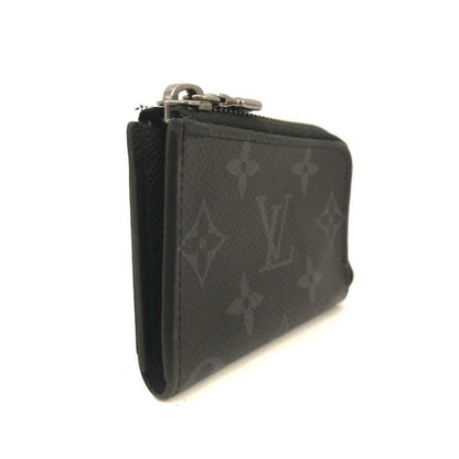 Louis Vuitton Monogram Eclipse Zip Around Coin Pouch Card Holder