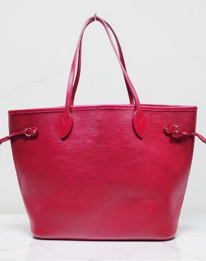Louis Vuitton Fuchsia Epi Leather Neverfull MM