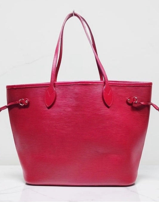 Louis Vuitton Fuchsia Epi Leather Neverfull MM