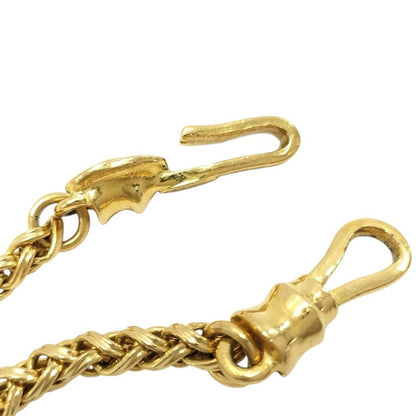 Chanel Gold-Plated Coco Mark CC Filigree Pendant Necklace