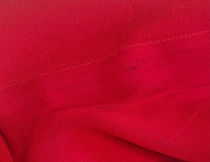 Max Mara Sleeveless Red Draped Cocktail Dress - US 4