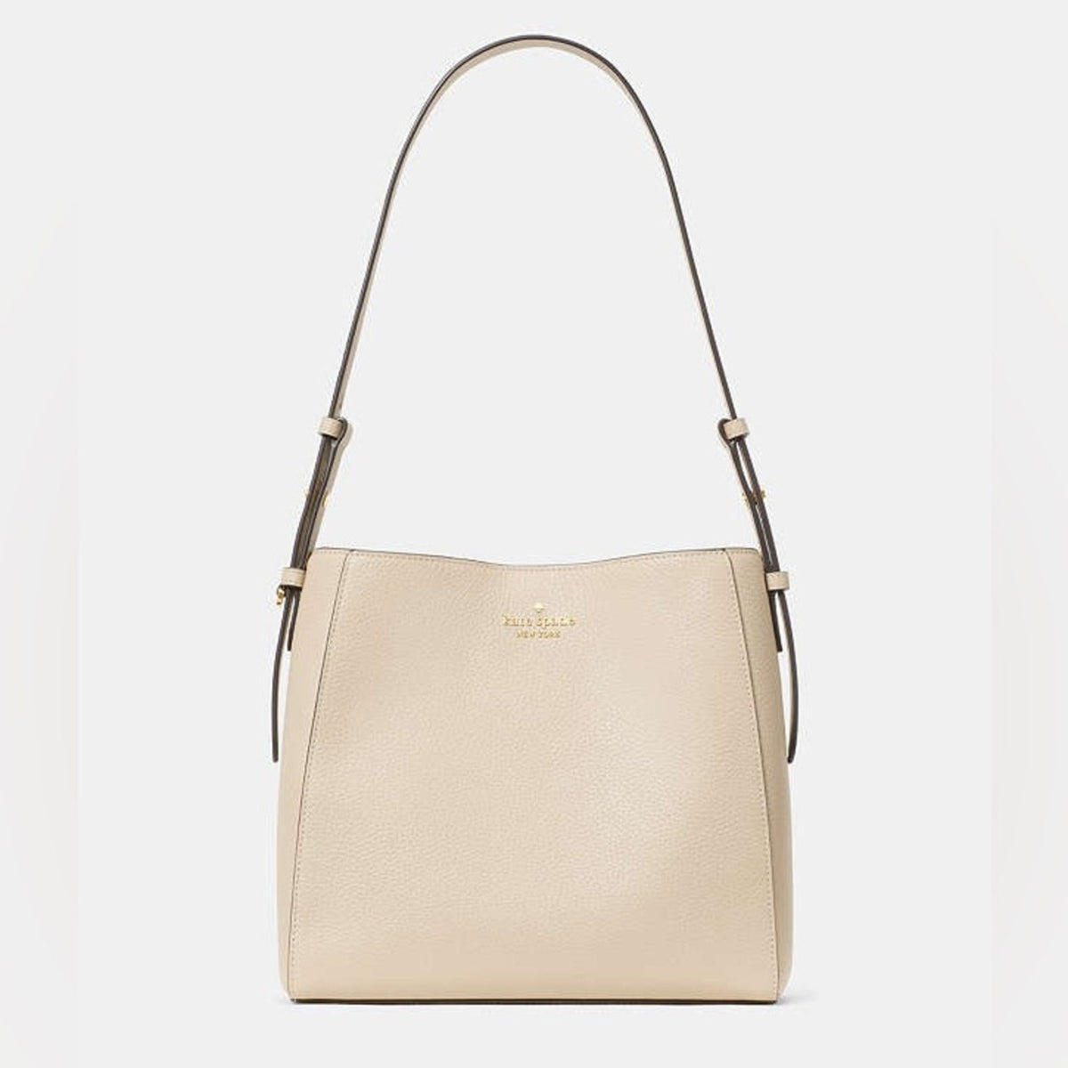 Kate Spade Tan Leather Juliette Bucket Bag NWT
