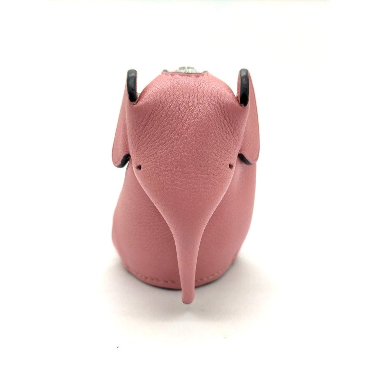 Loewe Pink Leather Elephant Coin Pouch Bag Charm