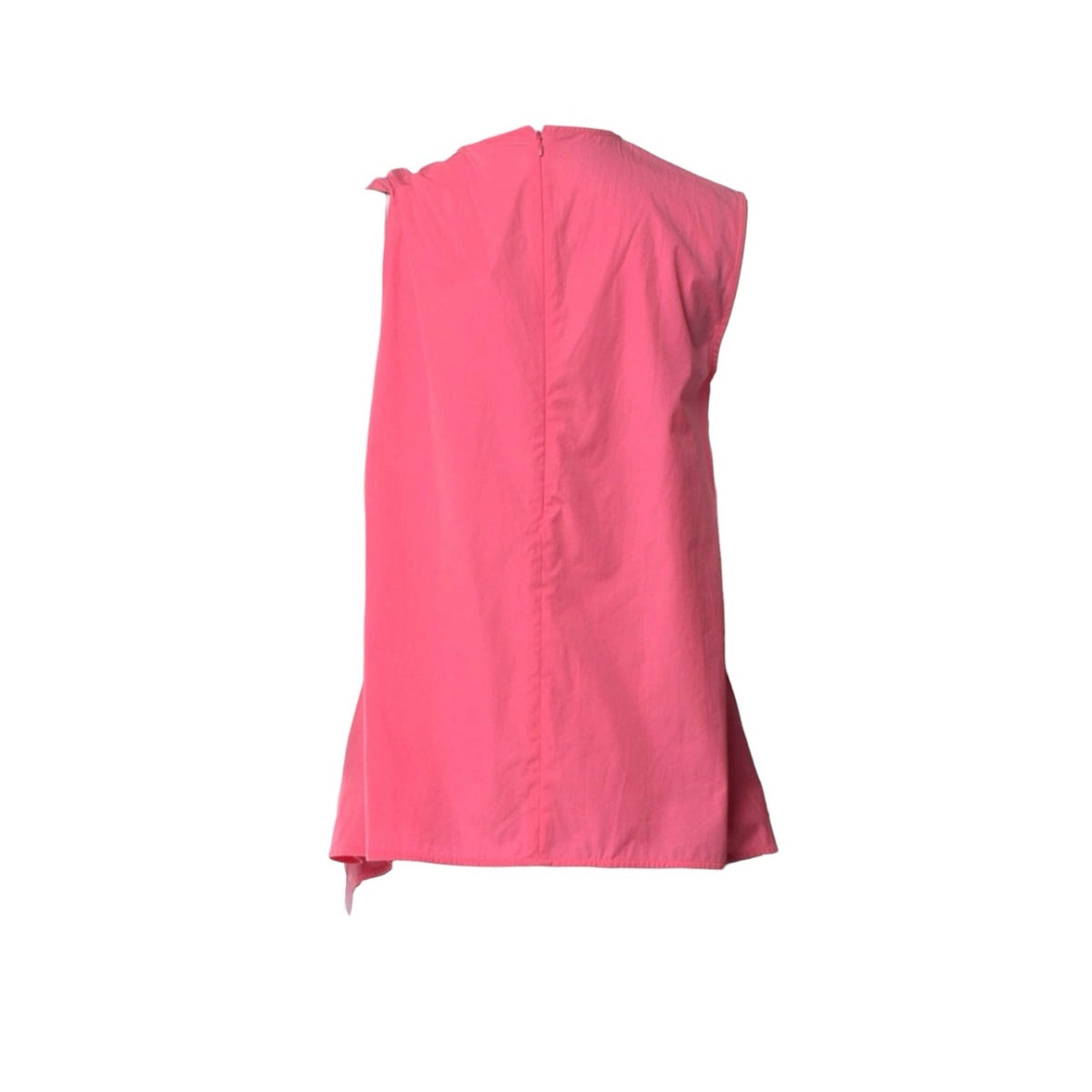 Celine Pink Sleeveless Ruched Blouse - Size M