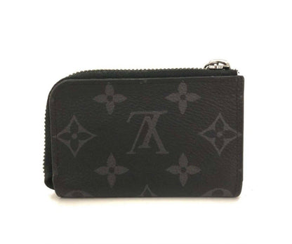 Louis Vuitton Monogram Eclipse Zip Around Coin Pouch Card Holder