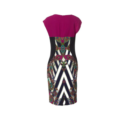 Etro Multicolor Paisley and Striped Midi Dress - Size 10