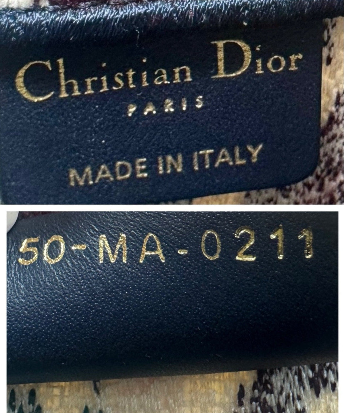Christian Dior Medium Canvas Embroidered Paisley Book Tote, Blue Multicolor