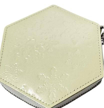 Louis Vuitton Ivory Vernis Perle Monogram Flocon Bag Charm/Coin Pouch
