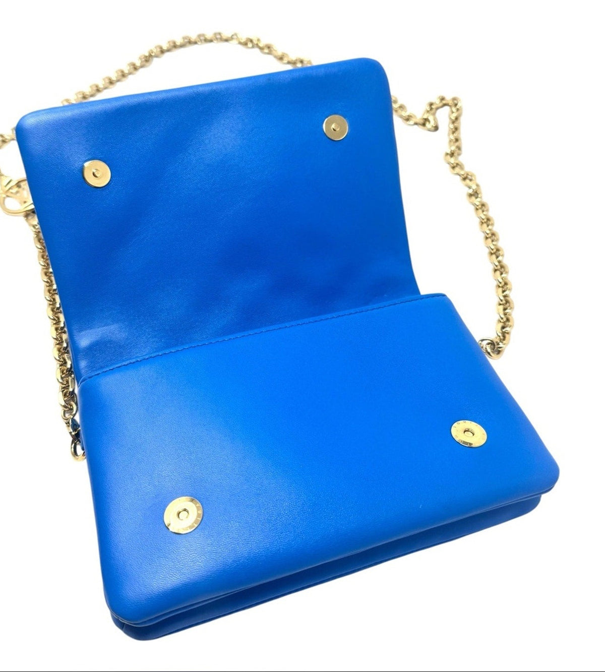 Louis Vuitton Blue/Red Embossed Monogram Pochette Coussin