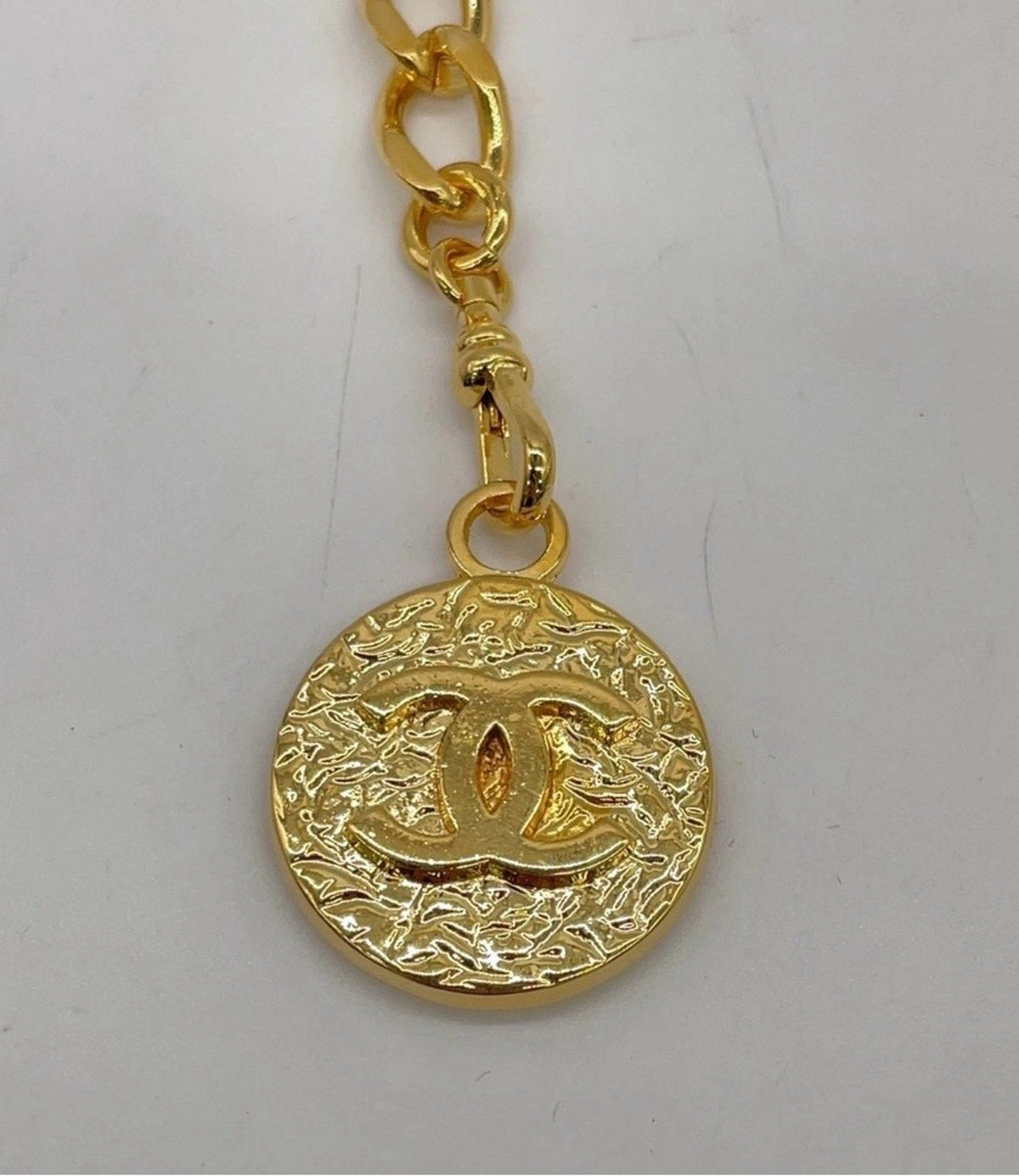 Chanel Gold-Plated Vintage CC Medallion Chain Belt