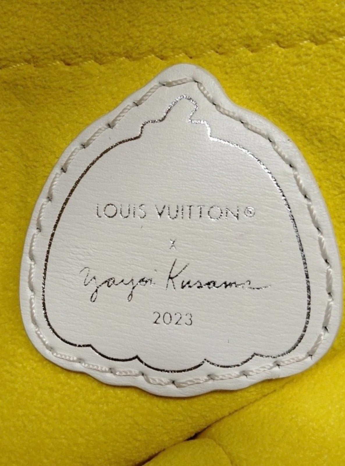 Louis Vuitton x Yayoi Kusama White Monogram Empreinte Leather Square Bag