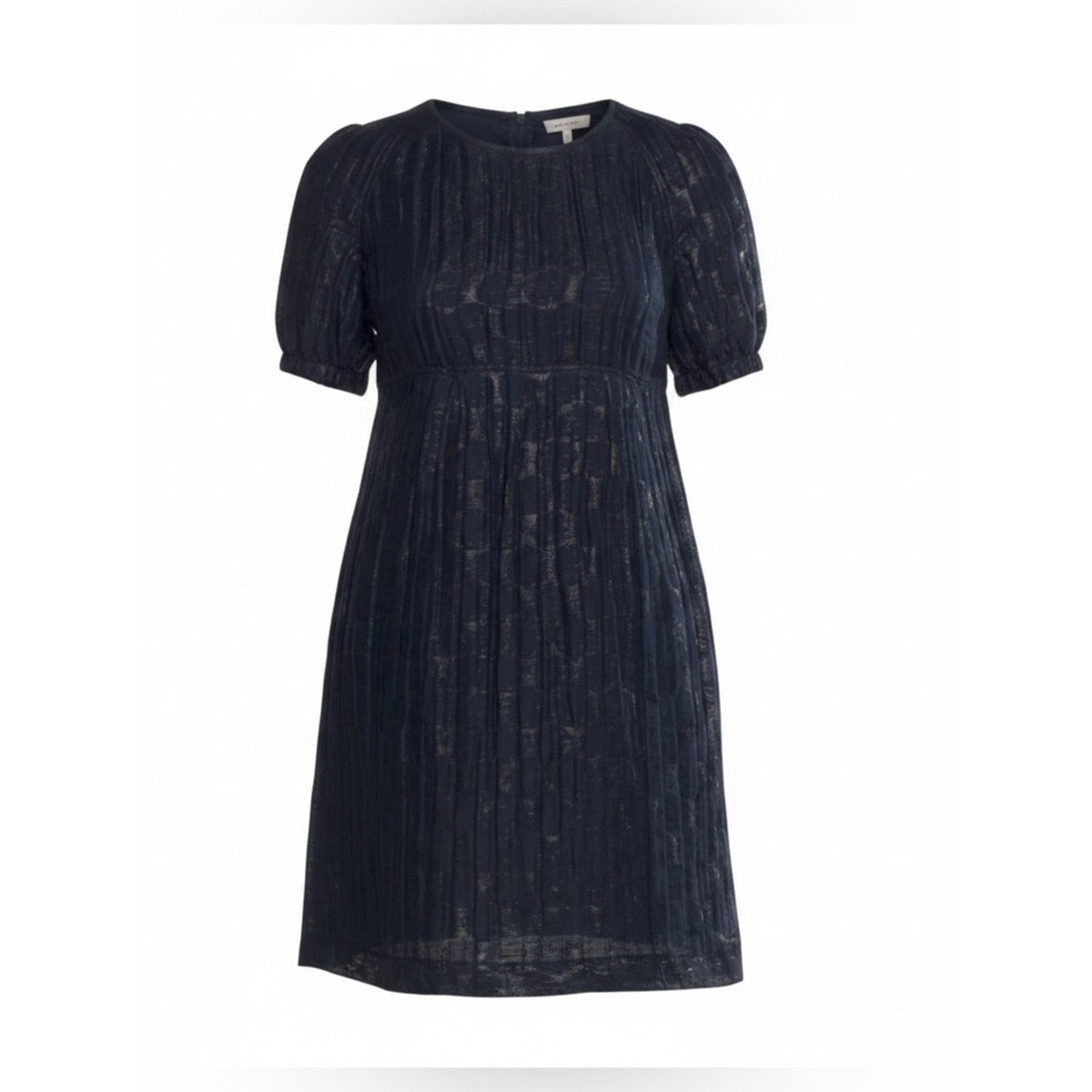 Burberry Navy Silk Mini Dress - US 4