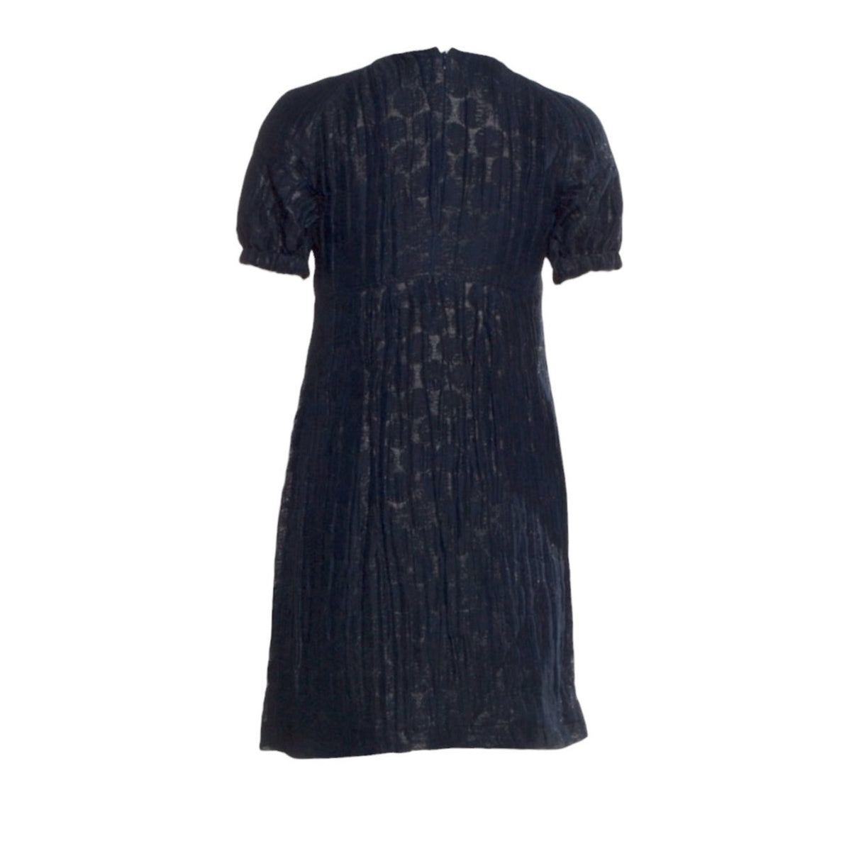 Burberry Navy Silk Mini Dress - US 4