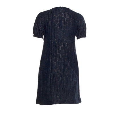 Burberry Navy Silk Mini Dress - US 4