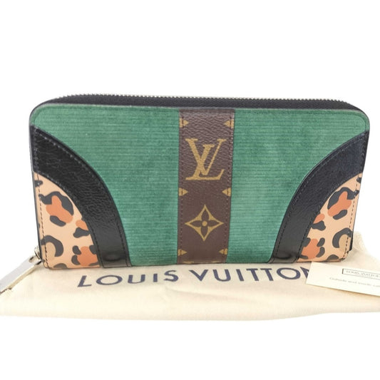 Louis Vuitton RARE Limited Edition Monogram Wild Zip Around Wallet