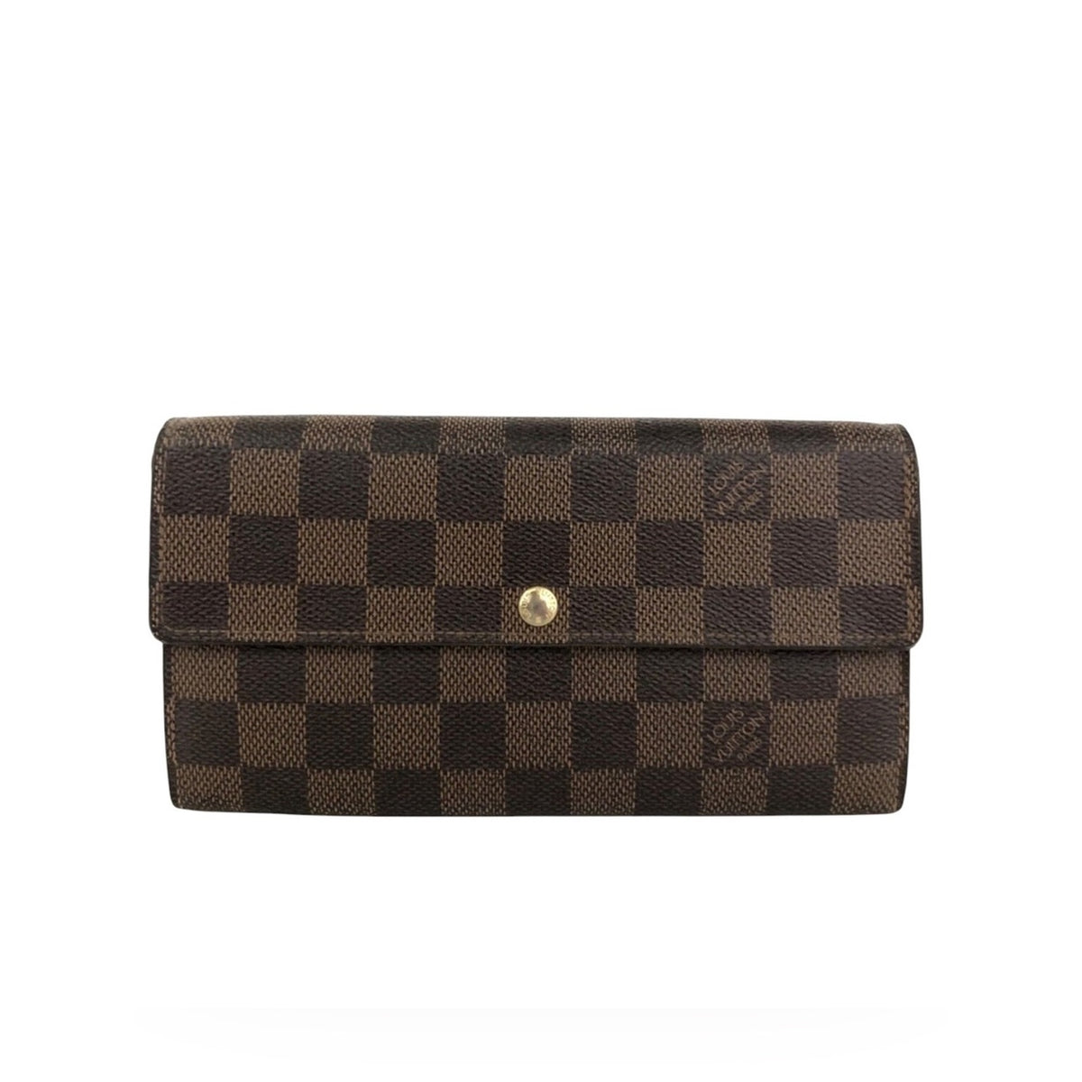 Louis Vuitton Damier Ebene Sarah Wallet