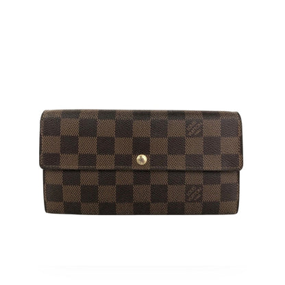 Louis Vuitton Damier Ebene Sarah Wallet