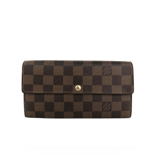 Louis Vuitton Damier Ebene Sarah Wallet