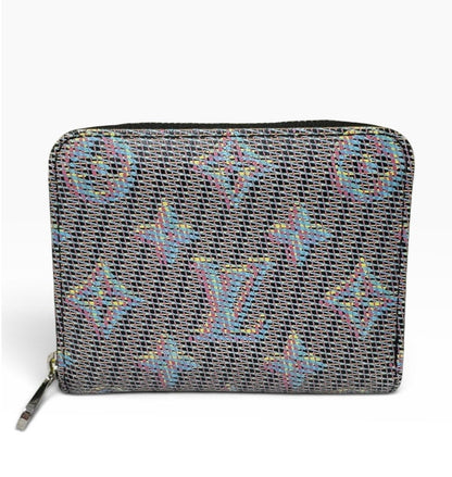 Louis Vuitton Limited Edition Monogram LV Pop Zippy Card Case Wallet