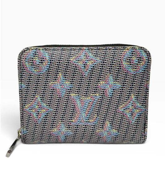 Louis Vuitton Limited Edition Monogram LV Pop Zippy Card Case Wallet