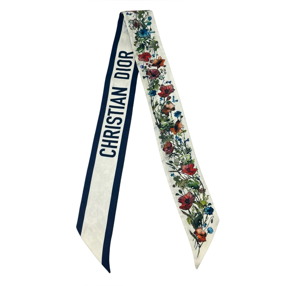 Christian Dior D-Millefiori Mitzah Silk Scarf Twilly