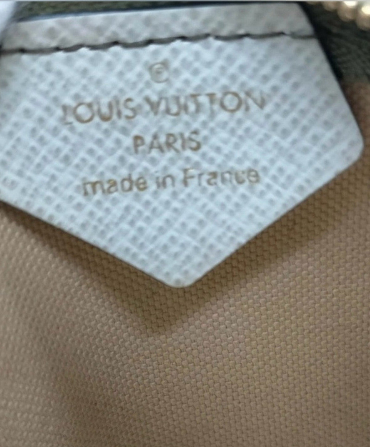 Louis Vuitton Monogram Giant Micro Pochette Accessories Green/Beige
