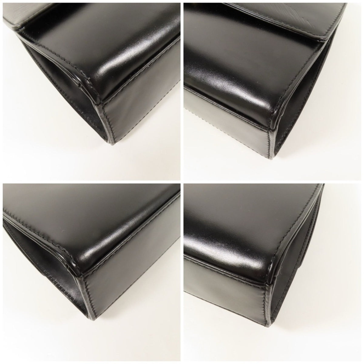Louis Vuitton Black Leather Opera Line Athens Bag